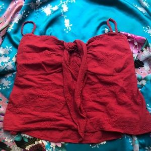 BRANDY MELVILLE // Sasha Tank - Flower Embroidered